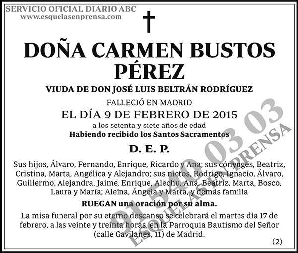Carmen Bustos Pérez
